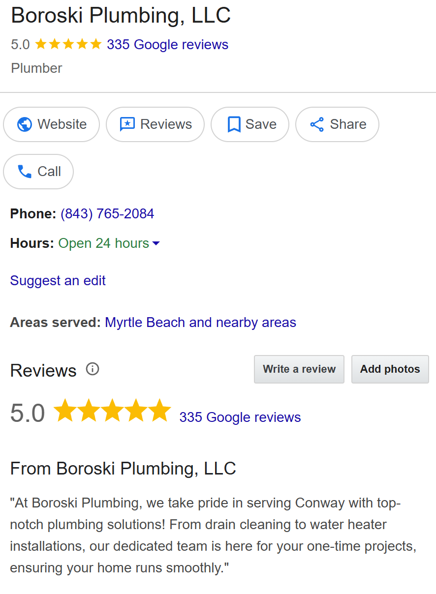 Boroski Plumbing